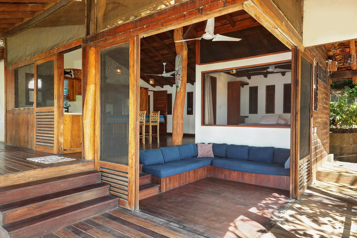 Villa Cortez – 2 Bedroom Beachfront Cottage with Shared Rooms