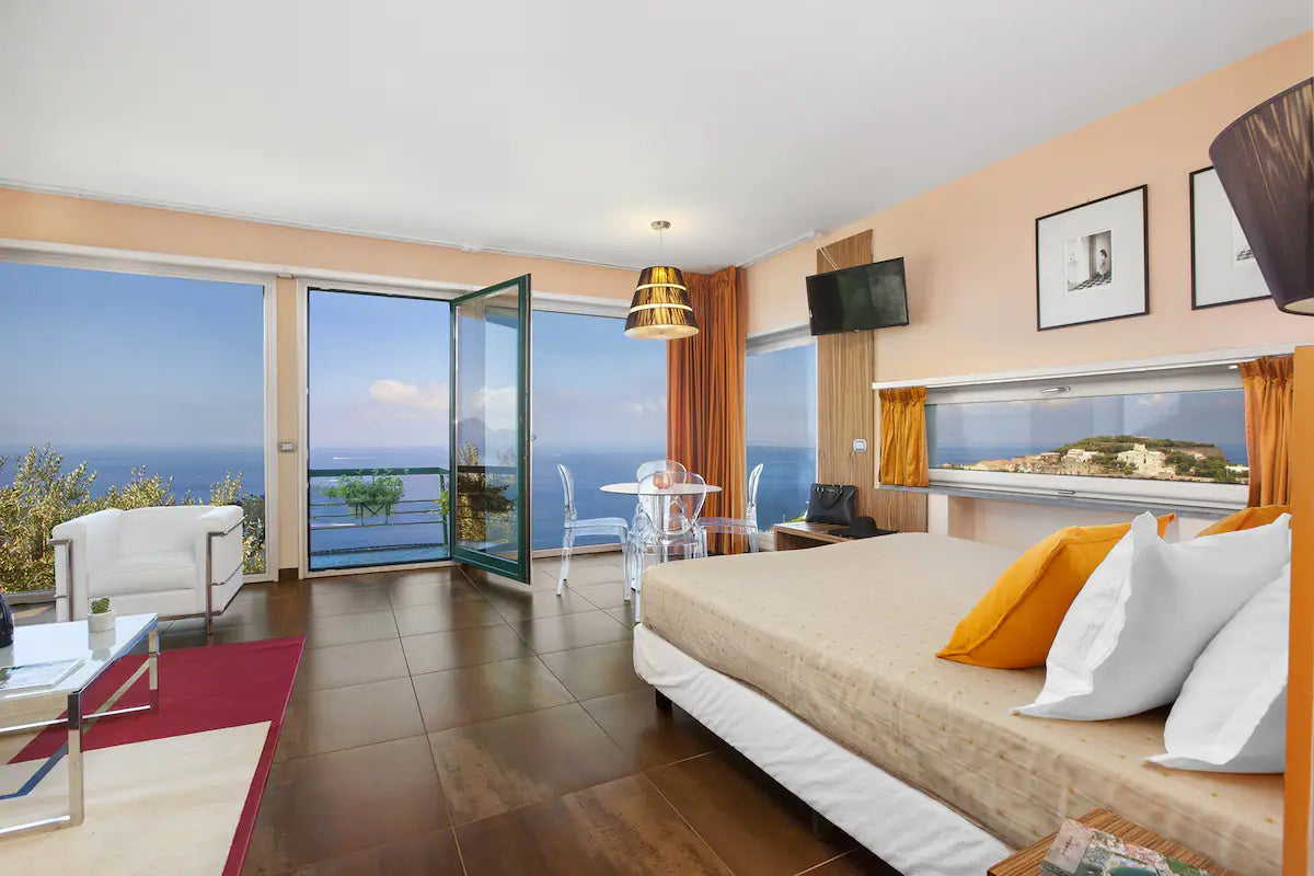 2026 Italy Retreat: Luxury Master Suite with Sea Views: DOUBLE OCCUPANCY ($4,875/PER PERSON )